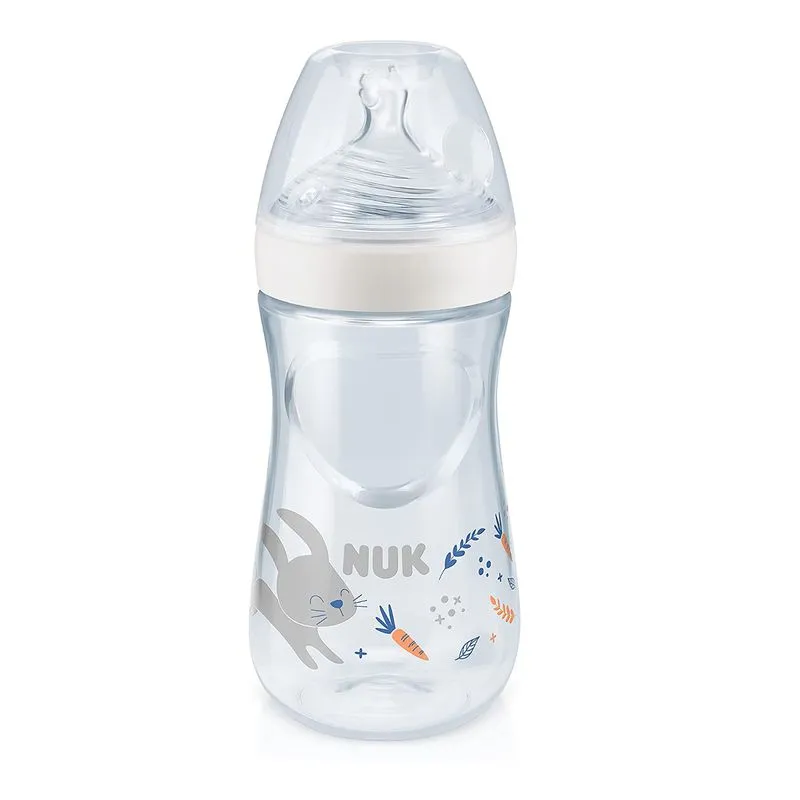 Mamadeira Anticólica Essence Smart Flow 270ml NUK - Branca